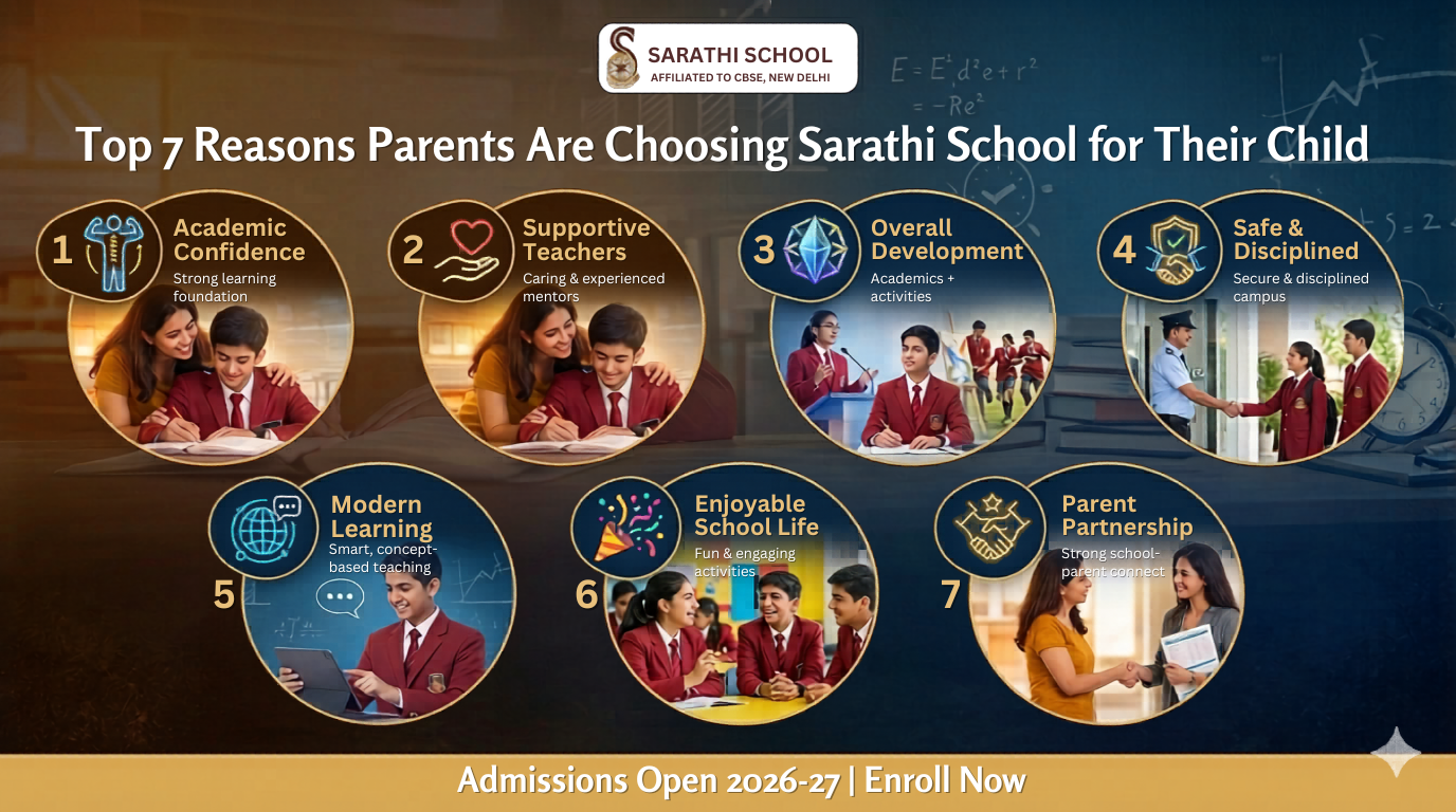 Top 7 Reasons Parents Are Choosing Sarathi School for Their Child
